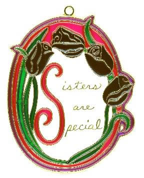(image for) Sisters are Special - Suncatcher