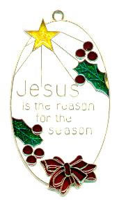 (image for) Jesus is the Reason - Suncatcher